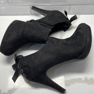 Jellypop Abilene Corset Laced Black 3” High Heels